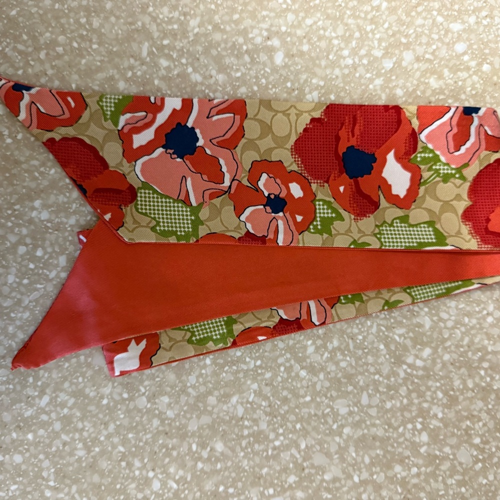 Coach Floral Scarf